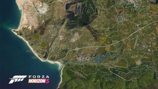 Показана полная карта Forza Horizon 5 — самая большая в серии
