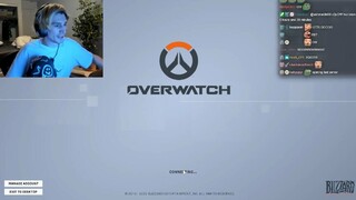 Стример xQc случайно показал экран входа в Overwatch 2