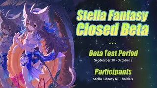 Объявлена дата проведения бета-теста Stella Fantasy для владельцев NFT