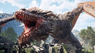 Демонстрация детализированного дракона из Mortal Online 2 на движке Unreal Engine 5