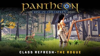 Видео с демонстрацией способностей класса Разбойник в MMORPG Pantheon: Rise of the Fallen