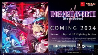 Анонсирован аниме-файтинг UNDER NIGHT IN-BIRTH II Sys:Celes