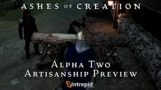 Часовое геймплейное видео MMORPG Ashes of Creation, посвященное крафту и сбору ресурсов