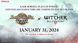 В мобильной коллекционной RPG Summoners War: Sky Arena пройдет коллаборация с The Witcher 3: Wild Hunt