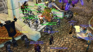 Игроки World of Warcraft: Cataclysm Classic выманивают босса из подземелья, чтобы он сражался со стражниками