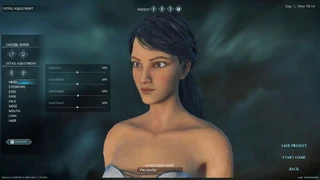 Редактор персонажей в Dark And Light