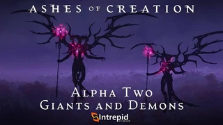 Битву с гигантами и систему превращения в монстров показали на трансляции MMORPG Ashes of Creation