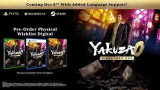 Yakuza 0 Director's Cut лишится статуса эксклюзива Nintendo Switch 2 уже в декабре