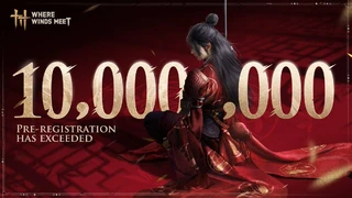 Количество предрегистраций на Where Winds Meet достигло 10 миллионов за несколько дней до релиза