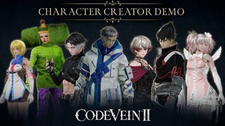 Появилась возможность заранее создать персонажа для Code Vein II