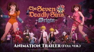 Анимационный трейлер The Seven Deadly Sins: Origin объединяет героев из разных миров