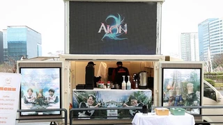 Игроки Aion 2 отправили разработчикам уличный кофейный фургон