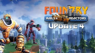 В промышленном симуляторе Foundry появилась система железных дорог для перевозки ресурсов