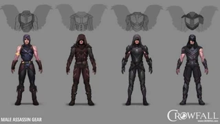 Мужские версии Ассассина и Друида в Crowfall